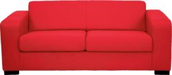 Hygena - Ava - 2 Seater Fabric - Sofa Bed - Red